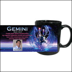 "Personalised Zodiac Mug - Gemini (May21 - Jun21) - Click here to View more details about this Product